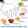 Rainspire Potato Masher Stainless Steel, Mashed Potato Masher Kitchen Tool,