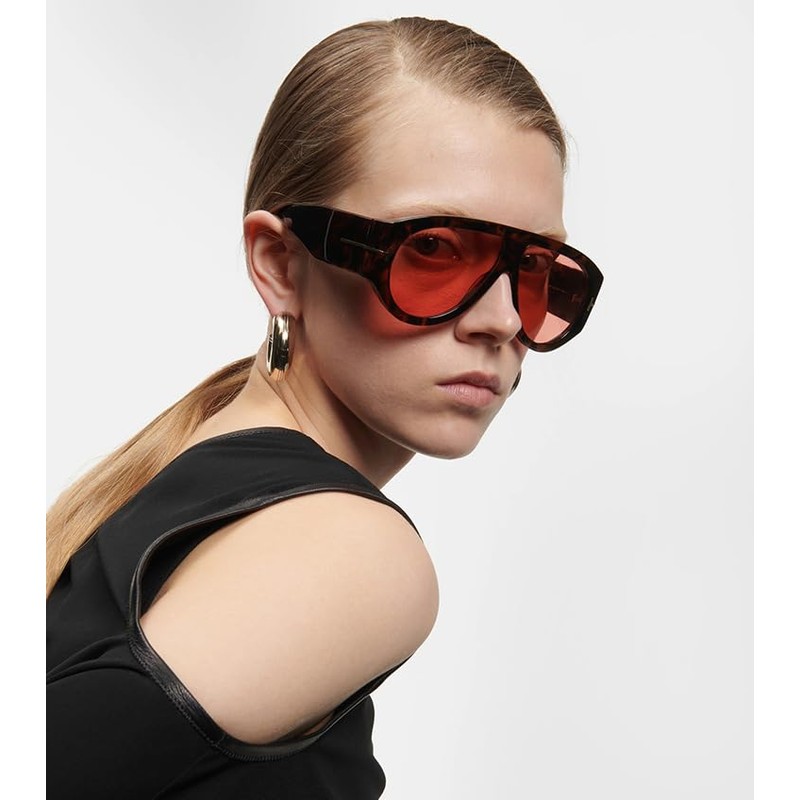 Trendy Retro Oversized Aviator Sunglasses for Women Men 70s Unique