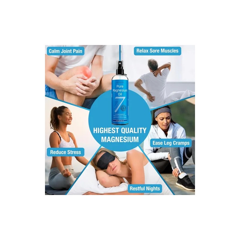 Aceite Puro De Magnesio Usp, Grande De 355 Ml Usa