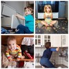 LLOOC Cabinet Locks for Babies,Child Proof Cabinet Locks,4 Pack U-Shaped