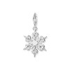 Thomas Sabo Snowflake Pendant, Sterling Silver, No Gemstone