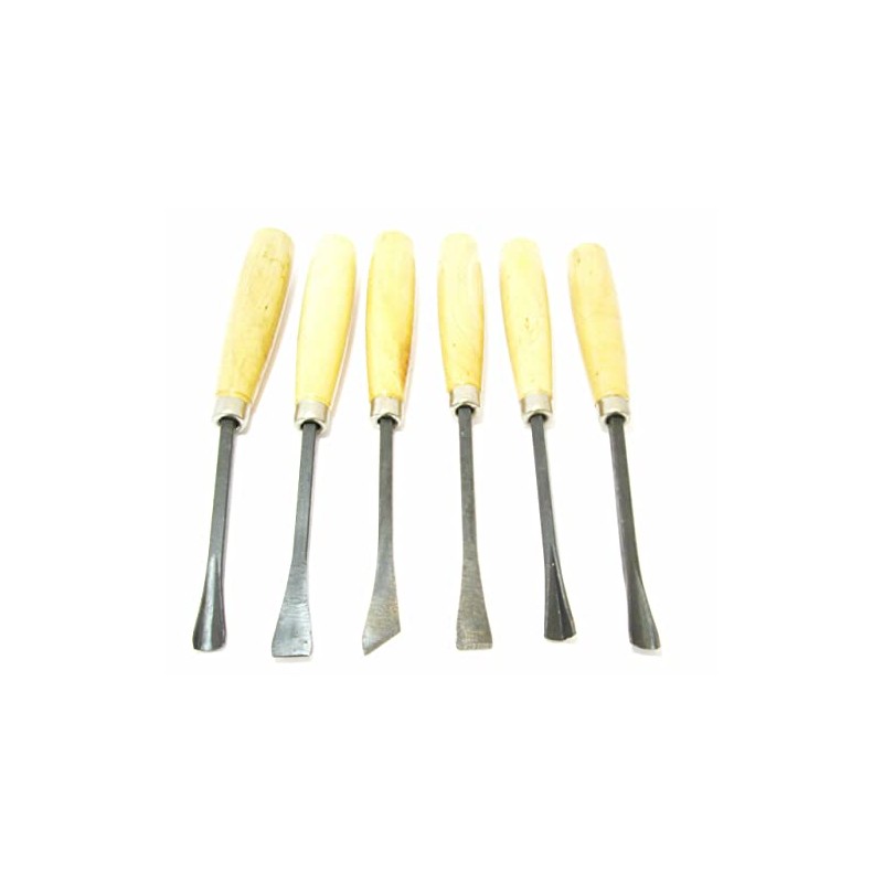 Toolzone 6Pc Carving Chisel Set