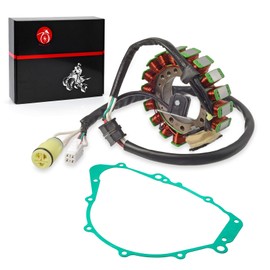 Magneto Stator and Gasket For YAMAHA Grizzly 600 YFM600 1999 2000 2001 5GT-85510-00-00 4WV-15451-00-00