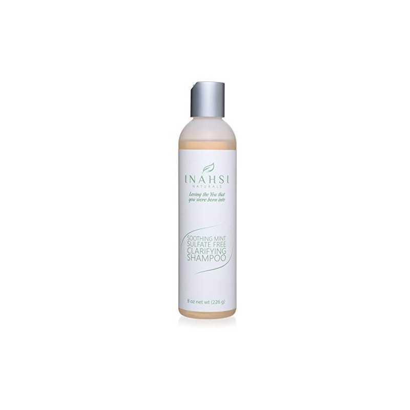 Inahsi Naturals Soothing Mint Sulfate Free Clarifying Shampoo (236ml)