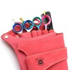 Pink Leather Barber Hairdressing Scissor Holster Case with Waist Shoulder