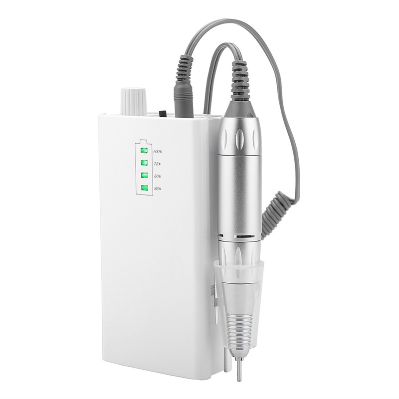 Portable Rechargeable Electric Nail Drill Machine 30000 RPM Cordless Manicure