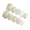 Herbeluemily Nail Tip, Short, Handmade, 3D Storage Case, 10 Pieces,
