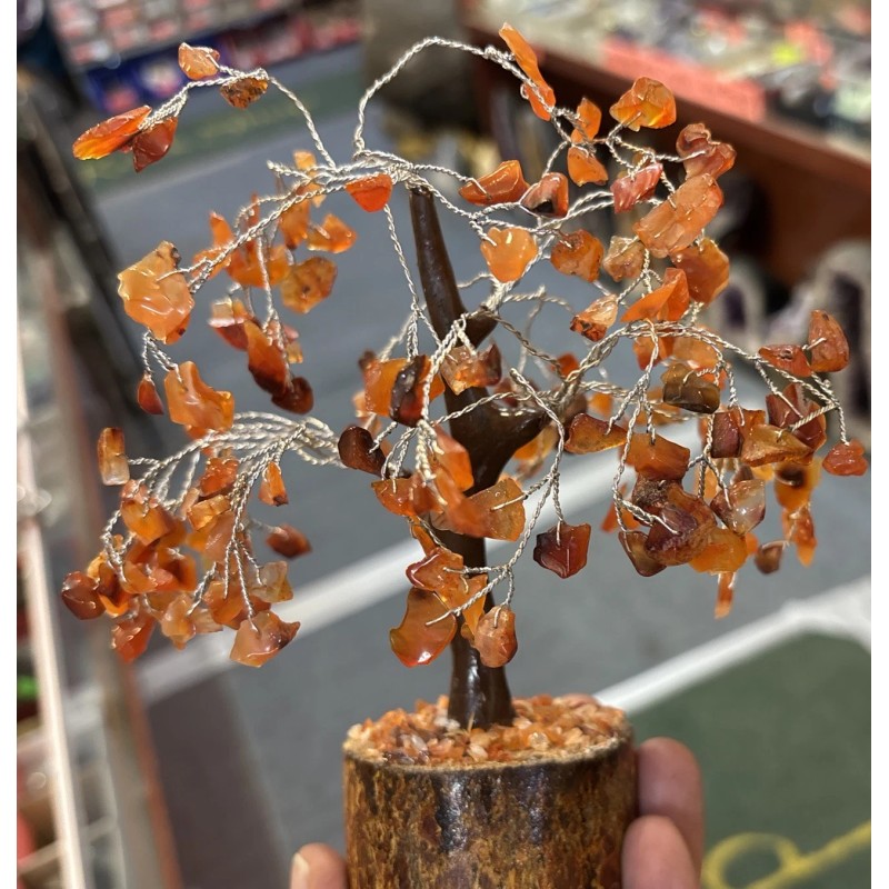 160 Piece Carnelian Gemstone Tree
