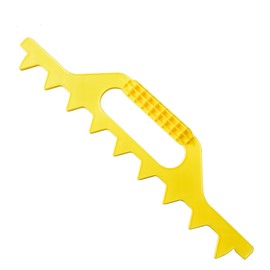 HCJspring Equipment Frame Hive Spacer for Spacing Bee Frames, 8 Frame Hive Spacer Frame Spacing Tool Durable Beekeeping Equipment Plastic Frame Spacer (Yellow 8 Frame)