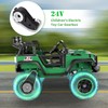 2 Pcs 24V Electric Powered Wheels Upgrade Motor Gearbox 24v