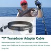 MTAURRY 720107-1 Transducer Adapter Cable Compatible with MEGA 360 Transducer