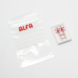 Alfa-organ Twin Needles for Sewing Machine nº80, Stainless Steel
