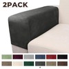 Taque Couch Arm Covers 2 Pcs Sofa Armrest Covers Stretch