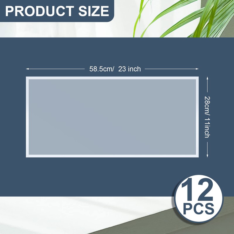 12 Pcs Abrasive Blasting Cabinet Lens Cover Polyester Film Sandblast