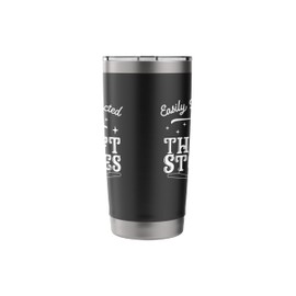 Easily Distracted By Thrift Stores Reseller Flip Business Stainless Steel Insulated Tumbler