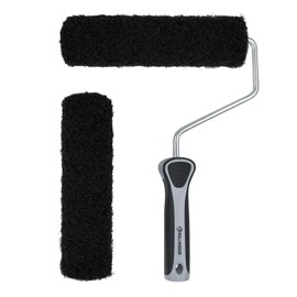 ROLLINGDOG Plaster Roller Set - 9"(230mm) Roller for Wall Mud & Putty, Drywall Compound Roller with Ergonomic Grip, 15mm Nap for Even Mud Application