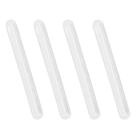 DUSCOKE 4PCS Universal Car Door Edge Guards Protectors, Anti-Scratch Silicone Trim Strips for SUV Truck Sedan Vehicle, Self-Adhesive Crash & Bumper Guard for Auto Body Exterior Accessory (Transparent)