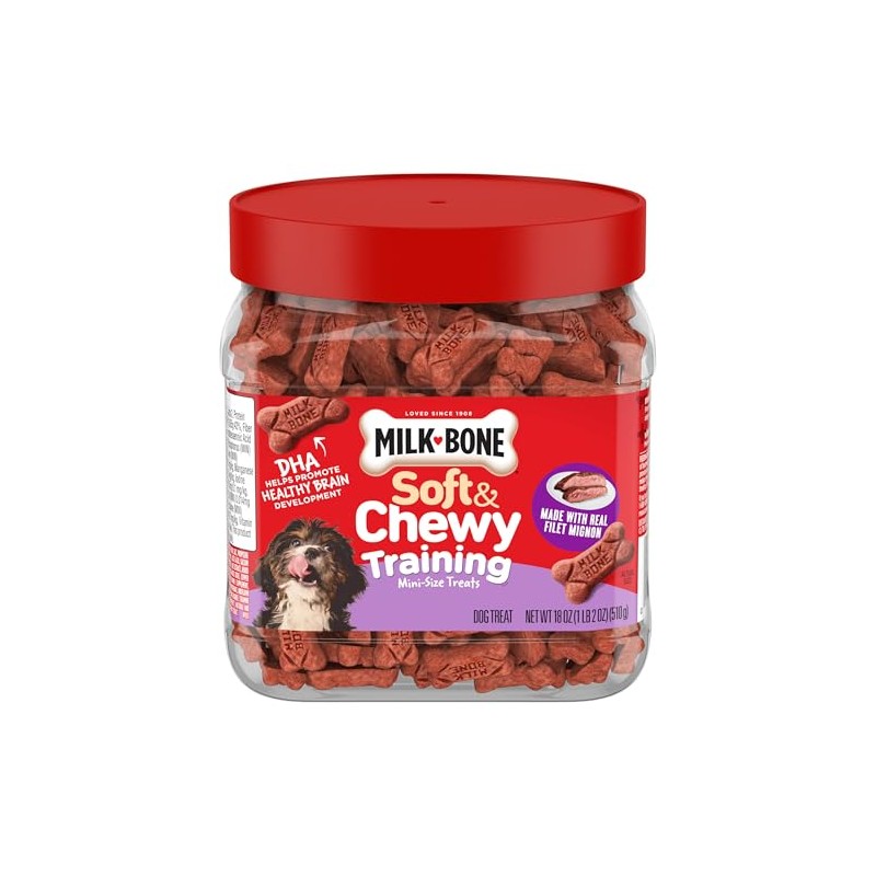 Milk-Bone Soft & Chewy Dog Training Treats Made with Real