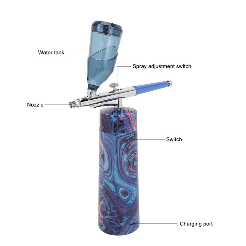 Airbrush Pen Portable Body Paint USB Charging Handheld Airbrush Makeup