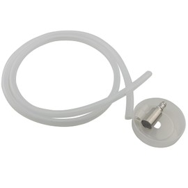 ZCZQC 1 Set Silicone Water Hose for Tea Set Stainless Steel Filter with Dust Cap 6mm Inner Diameter 1 Metre Tube Automatic Pumping Hose Fittings Tea Table Pumping Sinker Tea Ceremony Accessories