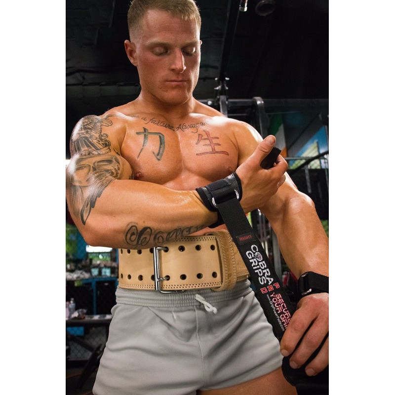 Cobra Grips PRO Best Weight Lifting Gloves, Heavy Duty Straps,