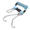 Spring Coiled Diving Hook Stainless Steel Double End Snap Clip