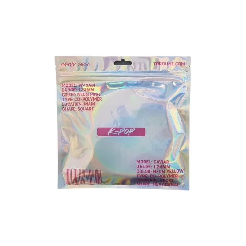 Toroline K-Pop Hybrid Tennis String Set