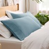 Bedsure Queen Pillow Cases Set of 2 - Grey Blue