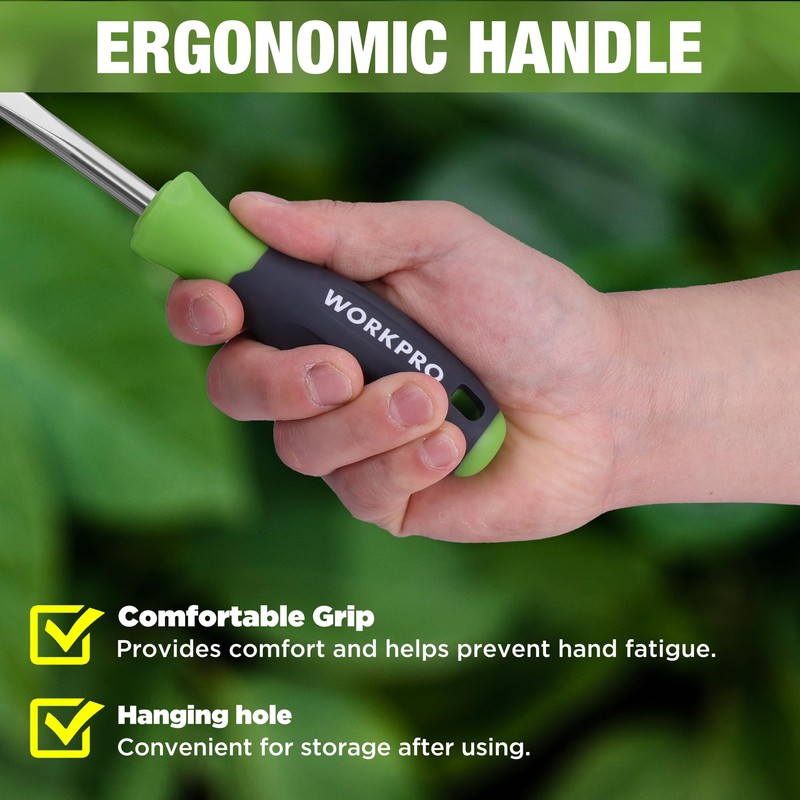 WORKPRO Crack Weeder, 12.5" Stainless Steel Crevice Weeding Tool with