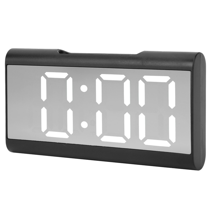 Alarm Clock LED Digital Display Mirror USB Charging Desktop Clock