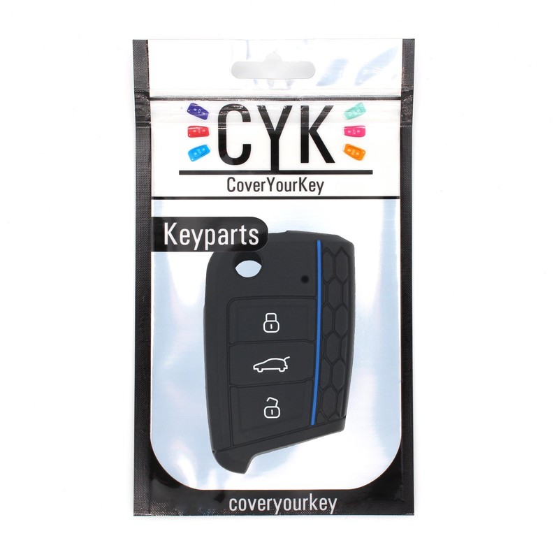 VB Key Case for 3-Button Car Key Silicon Cover Key