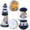 Wooden Lighthouse Ornaments Nautical Bathroom Decorations Maritime Lighthouse Seaside Ornaments