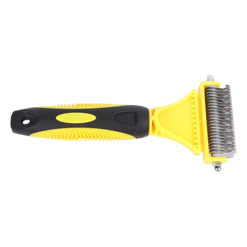 Pet Dematting Comb Stainless Steel Effective Ergonomic Pet Deshedding Tool