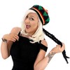 Rastafarian Knitted Braid Hat with Dreadlocks