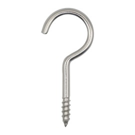 IMSCREWS 3-1/8" Screws in Hooks - 304 Stainless Steel Screw Eyes (5-Pack) for Hammock Stands, Indoor Ceilings, and Outdoor Use