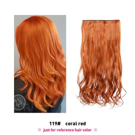 Clip In Hair Extensions 1 Pcs 5 Clips Half Full Head Synthetic Curly Hairpiece Natural Look