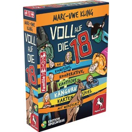 Pegasus/Spielwiese 18345G Voll auf die 18 - Das Känguru Card Game (Edition Spielwiese)
