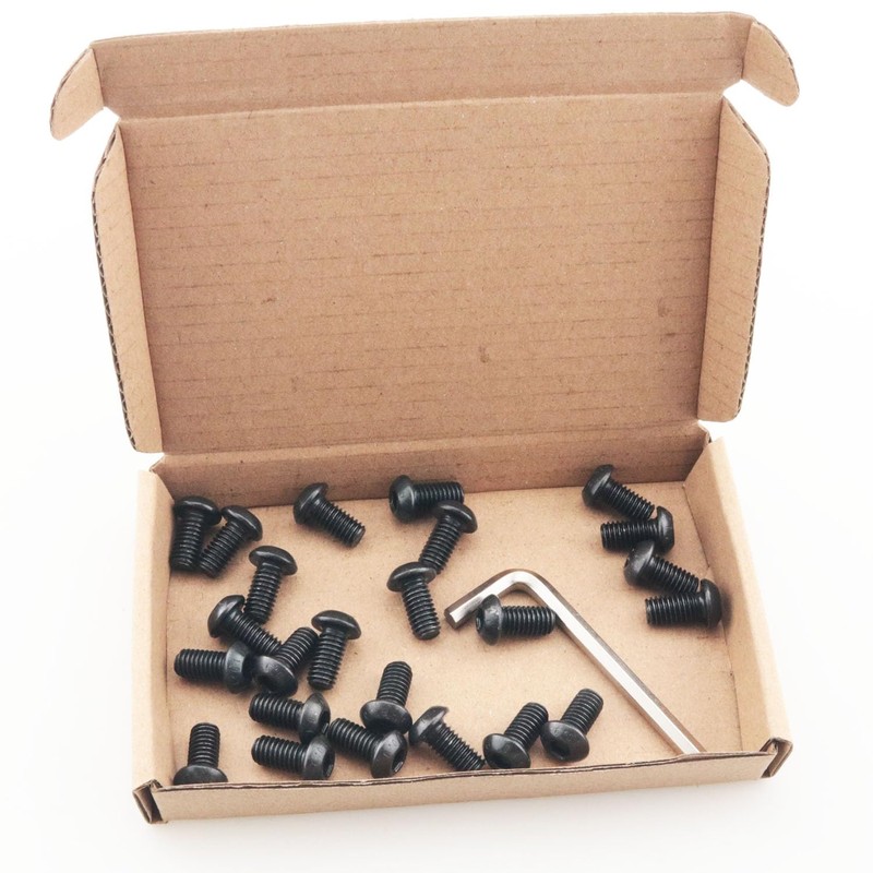 YHXiXi 24PCS 0.16x0.41x0.47inch Black 10.9 Grade Alloy 5140010-16 Planer Blade