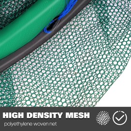 QualyQualy Extra Large Floating Fish Basket for Live Well, Fully Foldable Fishing Net Holder Collapsible Mesh Fishing Holder Cage for Caught Fish Bucket