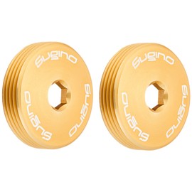Sugino CNS Aluminum Crank Cap Boltless Gold (Pair)