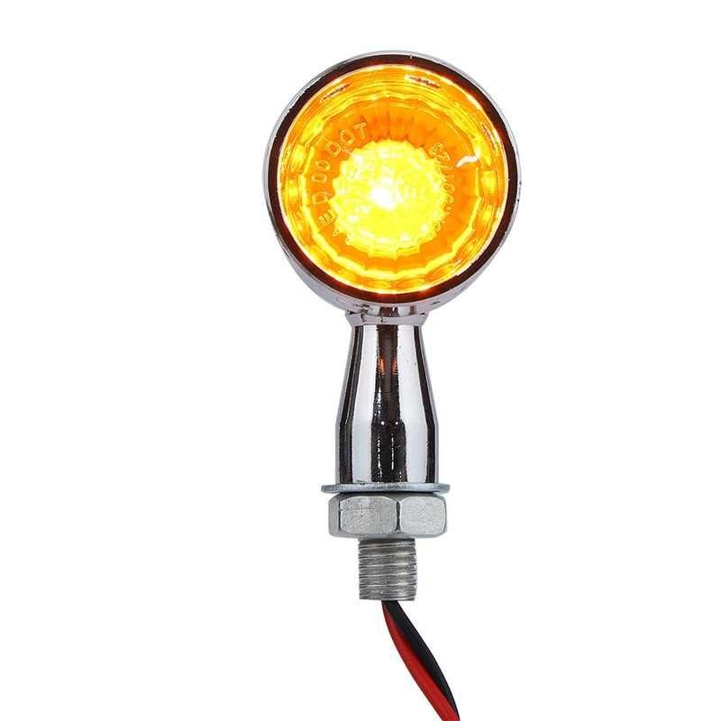 Retro Bullet Style Motorcycle Bright LED Turn Signal Light Indicator