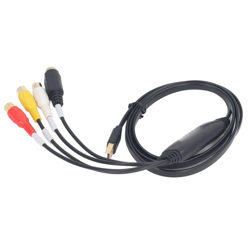 Video Capture Card USB to RCA S Video Converter Adapter