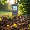 Soil Tester - Portable Soil Fertility Meter,5-in-1 Earth Moisture Fertility