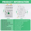 DEWIN Automatic Transfer Switch, 4P 63A 400V ATS Dual Power