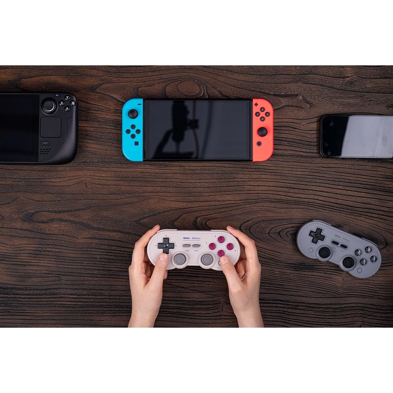 8BitDo SN30 Pro Bluetooth Controller, Hall Effect Joystick Update, Compatible