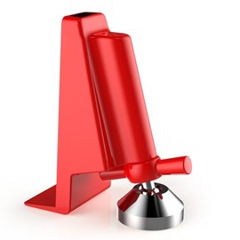 TapóN de Puerta Con Alarma, Portable Alarm Door Stopper, Alarma Portatil Puerta, Door Stopper With Alarm, Bloqueador de Puerta Antirrobo (Tope de puerta rojo sin alarma)