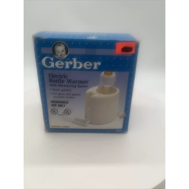 Gerber Electric Bottle Warmer with Measuring Spoon for Glass and