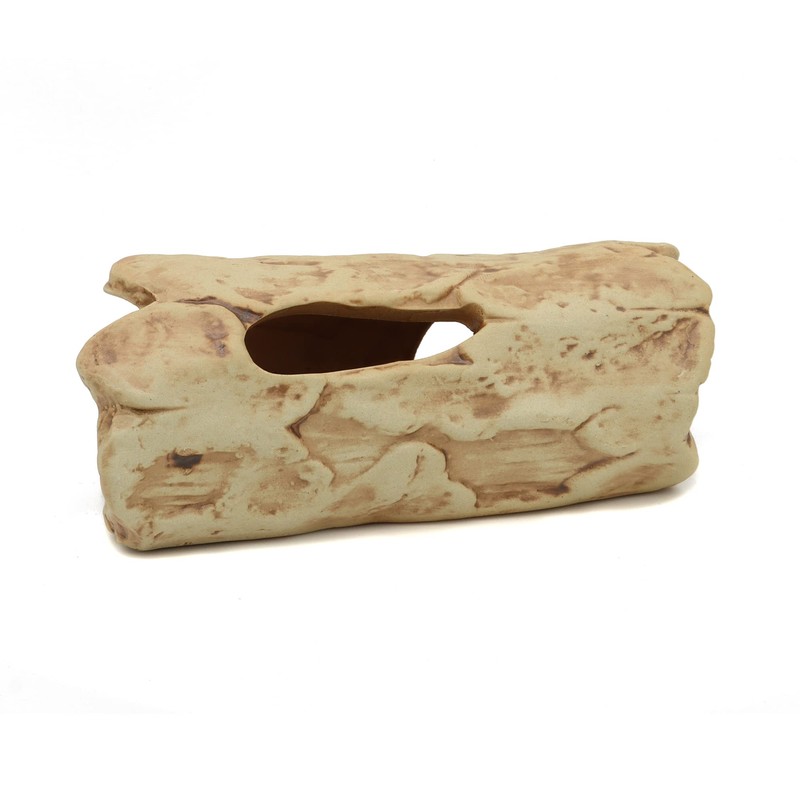 ALEGI Aquarium Decorations Log Betta Fish Tank Accessories Ceramic Cave,