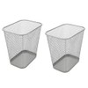 YBM HOME Wire Steel Mesh Trash Can - 3.5-Gallon Waste