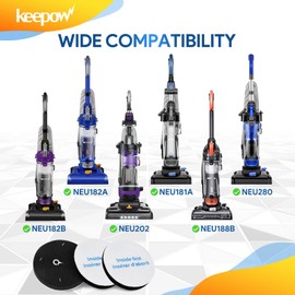 KEEPOW Vacuum Filters for Eureka PowerSpeed Cordless Vacuum Cleaner, E0202 Vacuum Filters for Eureka NEU182B (3 Pack)